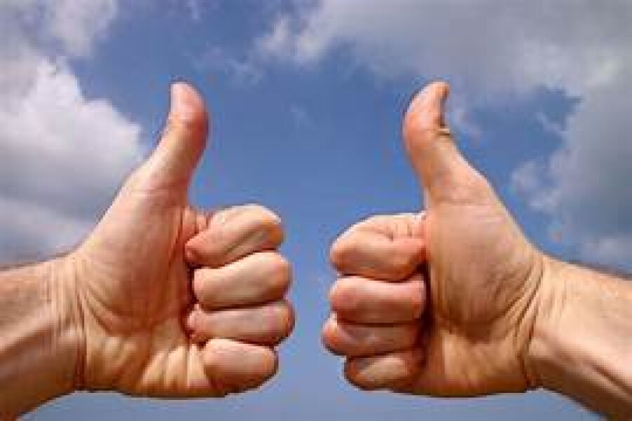 thumbs up
